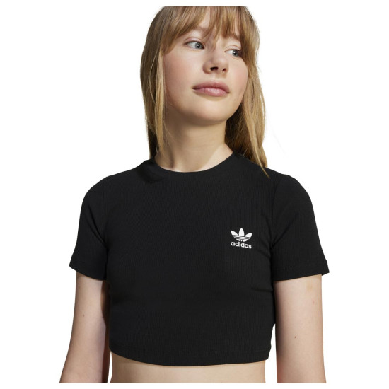Adidas Παιδική κοντομάνικη μπλούζα Rib Cropred Tee